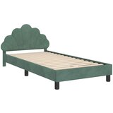  za djecu s uzglavljem Morska zelena 80 x 200 cm Baršun | shoptok.hr