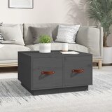  Stolić za kavu sivi 60 x 53 x 35 cm od masivne borovine | Eponuda.ba