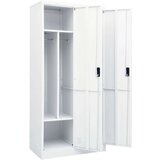 vidaXL ormar bijeli 80 x 50 x 180 cm čelični | shoptok.hr