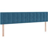  Krevet s od storage s madracem Tamno plava 200 x 200 cm Baršun - Tamno plava 200 x 200 cm Gumbi | shoptok.hr
