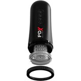 PDX Moto Blower - usisni, vibrirajući masturbator (crni) | shoptok.hr