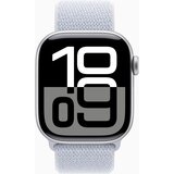Apple Watch S10 Cellular 46mm Silver aluminium case with Blue Cloud sport loop, (21681428) | Shoptok.si