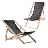 KADAX Leseni vrtni ležalnik za na plažo Zložljivi ležalniki 2x Poljski visoke kakovosti, (5000355511) | Shoptok.si