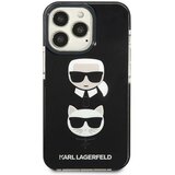 Karl Lagerfeld zaščitni ovitek Iconic Karl and Choupette Head Black iPhone 13 Pro Max, (20689632) Cene