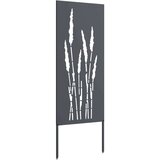 vidaXL Dekorativna ploča za vrt Antracit 50 x 140 cm u
