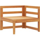 Kutna sofa s tamnosivim jastucima masivno bagremovo drvo | shoptok.hr
