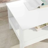  Klubska miza Bela 57 x 55 x 45 cm Konstruiran les, (5000120247) | Shoptok.si