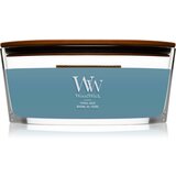 WoodWick Terra Haze dišeča sveča z lesenim stenjem (hearthwick) 453 g | Shoptok.si