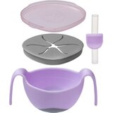 b.box 3 in 1 Bowl & Straw skledica s slamico Strawberry 250 ml | Shoptok.si
