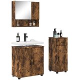  Set namještaja za kupaonicu 3 kom. Dimljeni hrast | shoptok.hr