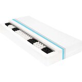  Dnevna postelja z vzmetnico 90x200 cm bela trdna borovina, (20647324) | Shoptok.si
