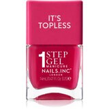 Nails Inc. It’s Topless gel lak za nohte za dolgoobstojen učinek odtenek Gracie Guava Red 14 ml | Shoptok.si