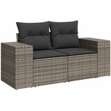  Set sofe 6 kom. Siva i tamno siva Poli Rattan i čelik | shoptok.hr