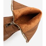 Resti Women's Tainve Beige Flat Heel Boots | ePonuda.com