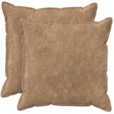  Presvlaka za jastuk 2 kom. HOUTEN Sivosmeđa 60 x 60 cm - Dizajn s paspulom Sivosmeđa 2 | shoptok.hr