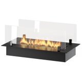  InFire - Ugrađeni bio kamin 8,5x60 cm 3,5kW crna | Eponuda.com