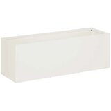  Vrtna saksija 2 kom. Bijela 40 x 20 x 20 cm Čelična vrata - Bijela 40 x 20 x 20 cm 2 | shoptok.hr