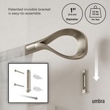 Umbra Proširiva karniša od nehrđajućeg čelika 107 - 305 cm Loop – | shoptok.hr