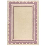 Flair Rugs Ljubičasti/u prirodnoj boji ručno rađen vunen tepih 120x170 cm Lois Scallop – Cijene