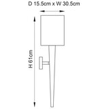  Endon 56706 - Zidna svetiljka MORETO 1xE14/7W/230V sjajni hrom/siva | Eponuda.com