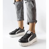 Gemre Black platform sneakers Giuseppe Cene