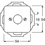 Busch-Jaeger jev osrednji disk aws 2534-214, (20891628) | Shoptok.si