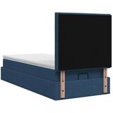  Krevet od pjene s madracem i LED-om Plava 100 x 200 cm Tkanina - Plava 100 x 200 cm Dizajn linija | shoptok.hr