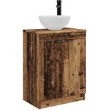  Kupaonski umivaonik s sudoperom Staro drvo 54 x 35 x 83 cm | shoptok.hr