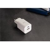 Swissten punjač GaN 45 W, 1x USB-C PD + 1x USB-A 18 W QC, bijeli Slike