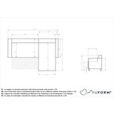 Miuform Siva sklopiva/s prostorom za odlaganje kutna garnitura Classy Sophie – | shoptok.hr