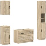  Set kupaonskih ormara od 4 dijela UTRECHT Hrast sonoma | shoptok.hr