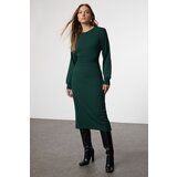 Trendyol Dark Midi Knit A-Line Form Fit Dress | Shoptok.si