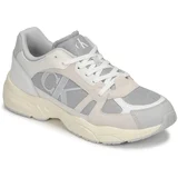 Calvin Klein Jeans RETRO TENNIS LACEUP MIX LTH Siva