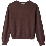Hinnominate Puloverji Maglia Paricollo In Maglia Con Paillettes Kostanjeva Cene