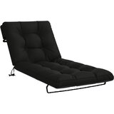  Jastučić za ležaljku VIANEN 100% poliester Crna 200 x 80 x 8 cm Slike