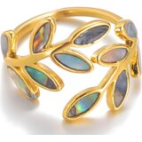  Prsten LE-38883 - Zlatna / Višebojni / 57mm KP38883 | shoptok.hr