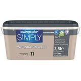 SWINGCOLOR NOTRANJA DISPERZIJSKA BARVA SIMPLY ŠT.11 (2,5 l, svetlo rjava) | Shoptok.si