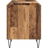  Ormar za ploče s policom s pohranom Staro drvo 121 x 38 x 48 cm | shoptok.hr