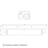 Vesta 695 zidna lampa led 18W 4000K hrom | Eponuda.com