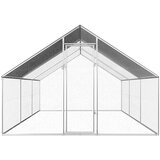 Vanjski Zunanji kokošnjak 2,75x6x1,92 m pocinkano jeklo | Shoptok.si