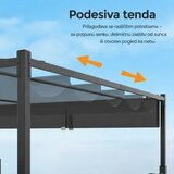 Venturo Prestige 3x3m Siva Pergola Čelična konstrukcija Slike