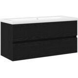  Kupaonski ormarić za sudoper Crni hrast 100 x 39 x 62 cm | Eponuda.com