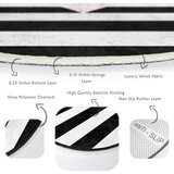 Mila Home Črna/bela otroška preproga ø 100 cm Comfort – | Shoptok.si