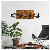 Wallity mountain range walnutblack decorative wooden wall accessory | Eponuda.com