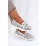 S. BARSKI Ladies Leather Cutout Loafers Made Of Natural Leather D&A | Shoptok.si
