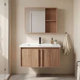 Komplet kopalniškega pohištva z umivalnikom Gama T25023 HHL 80CM