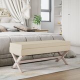 vidaXL Stolček s prostorom za shranjevanje 110x45x49 cm blago Cene