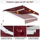 Montelux solara 250x200cm bordo tenda | Eponuda.com