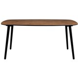 Dutchbone Jedilna miza z mizno ploščo v orehovem dekorju 90x165 cm Clover – Cene