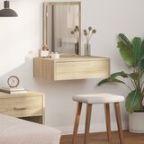 vidaXL sonomski hrast iverna plošča srednji shranjevanje umivalnik | Shoptok.si